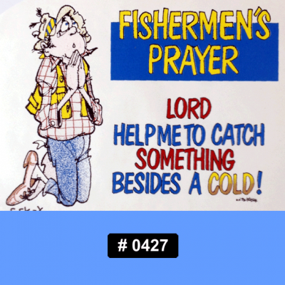Fisherman's Prayer Iron-on Decal